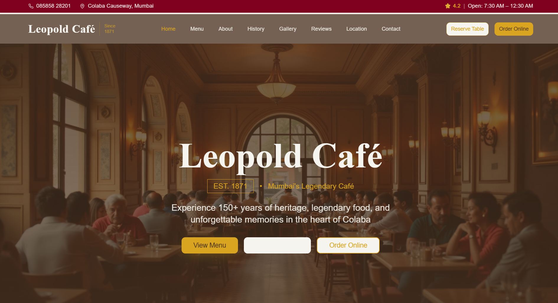 Leopold Café — Heritage & Legacy